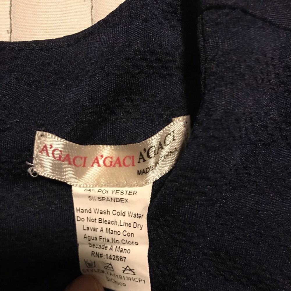 “Agaci” Navy Blue Dress! - Picture 5 of 6